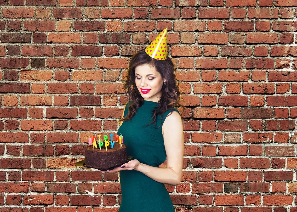 AIIKES 7x5FT Red Brick Wall Backdrop Brick Photography Backdrops Baby Birthday P
