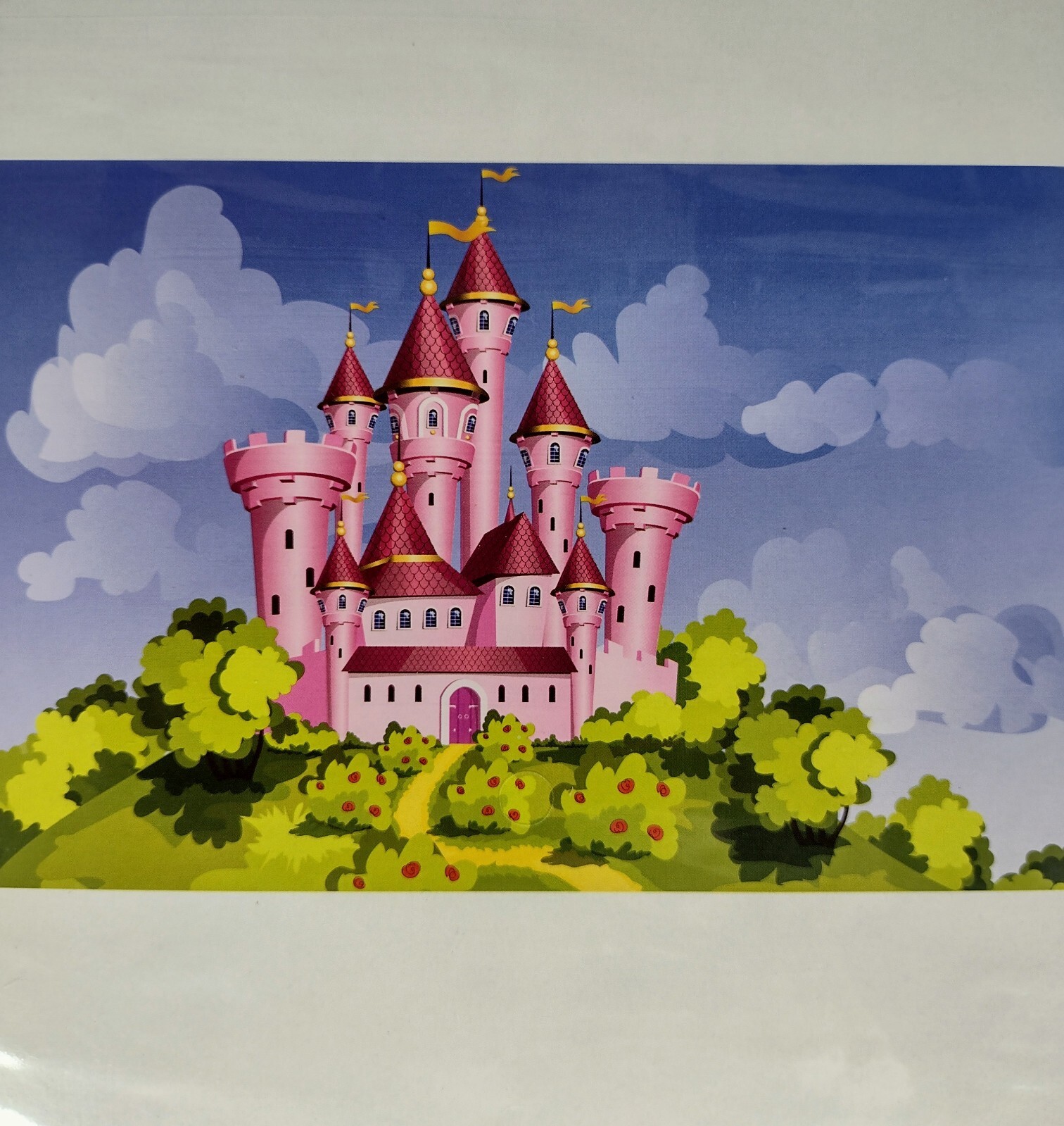 3 Packs Castle Photo Prop Background 44 inch x 72 inch Princess Castle Lot NEW