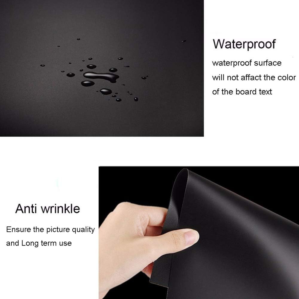 Meking Black PVC Photography Backdrop Matte & Reflective 60x130cm,