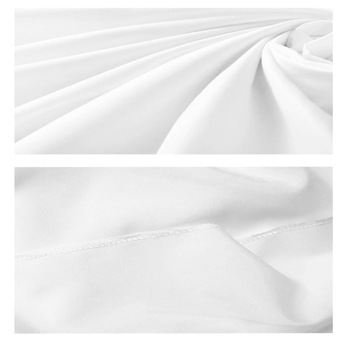 White Solid Photography Backdrop Chromakey Muslin Background Screen 6×9 FT