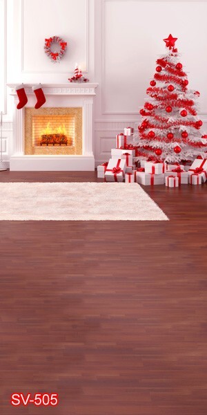 10’x20’CP Christmas Season Scenic Microfiber Fabric background backdrop SV505