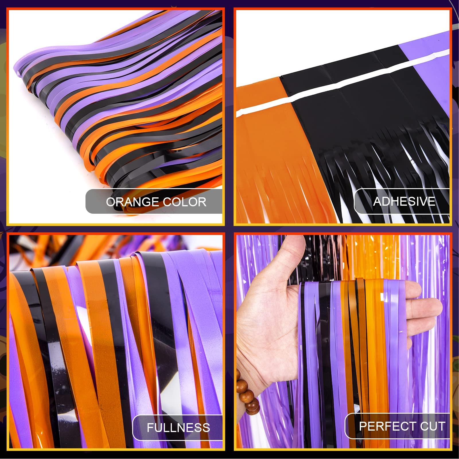 LOLStar 3 Pack Orange Purple Black Photo 3 PACK, and