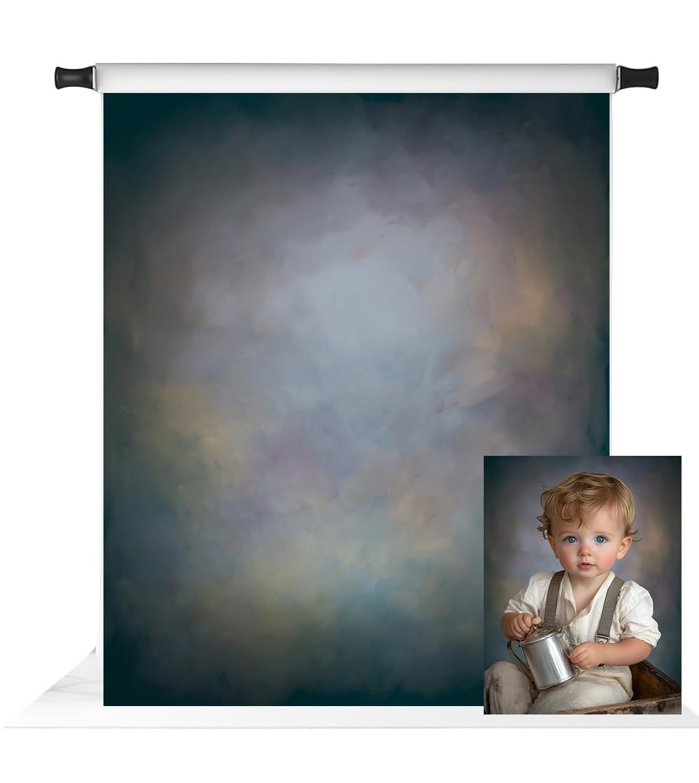 5x7ft Grey Fine Art Abstract Portrait Photography Backdrop Studio Props