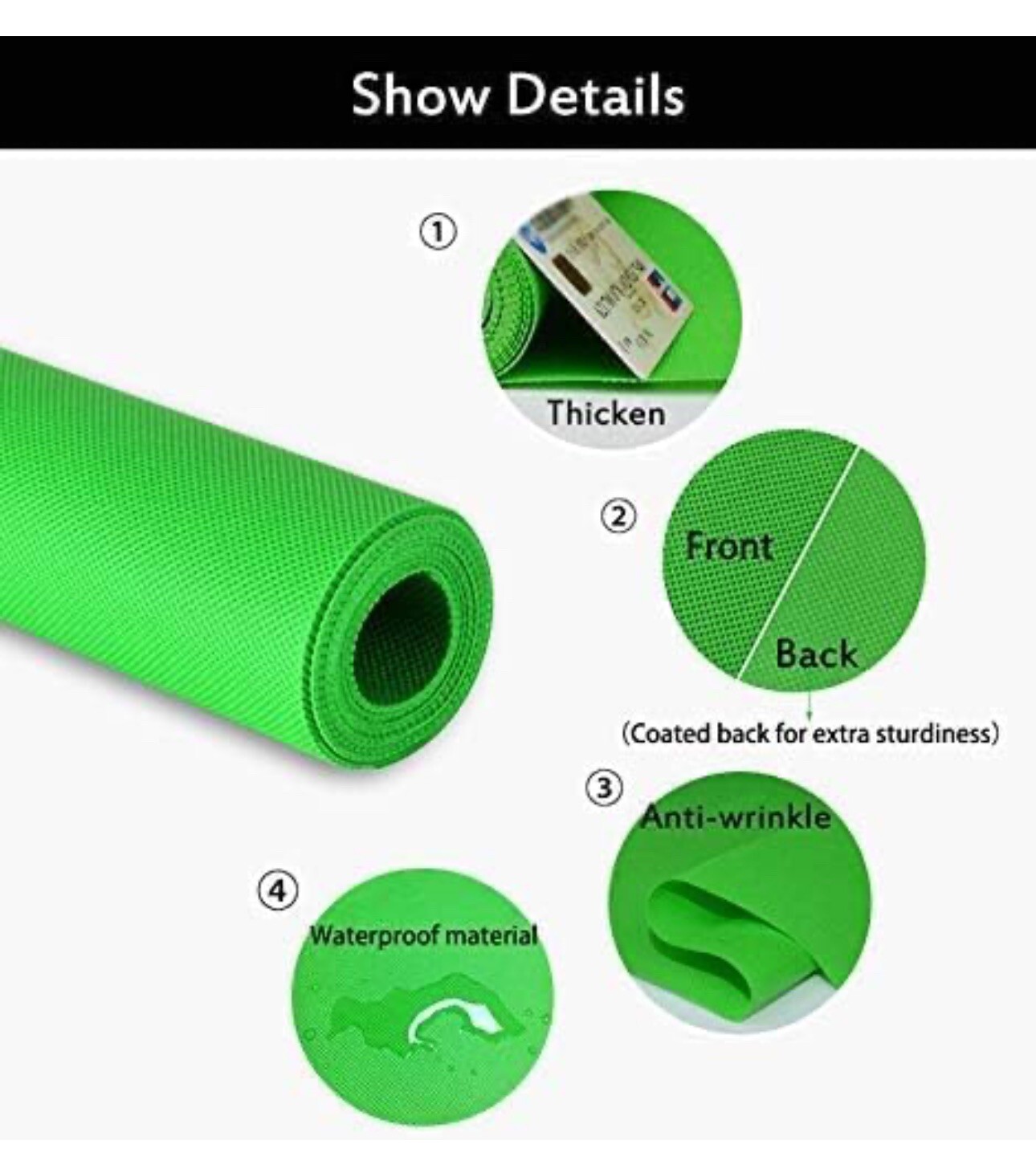 Green Screen Backdrop 5x7ft Non-Woven Fabric Photo Background Studio Photography