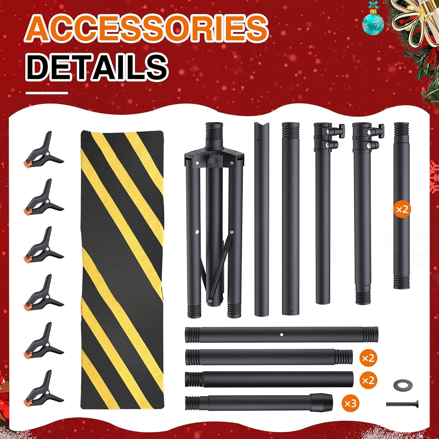 Adjustable Portable T-Shape Backdrop Stand Kit for Photography and Videography