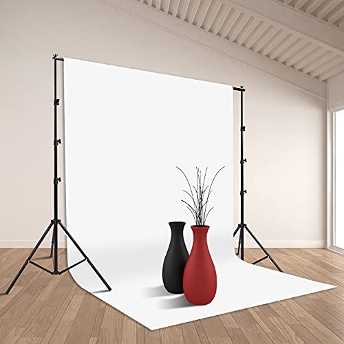 Photo Background Support System with 8.5 x 10ft Backdrop Stand Kit, 100%