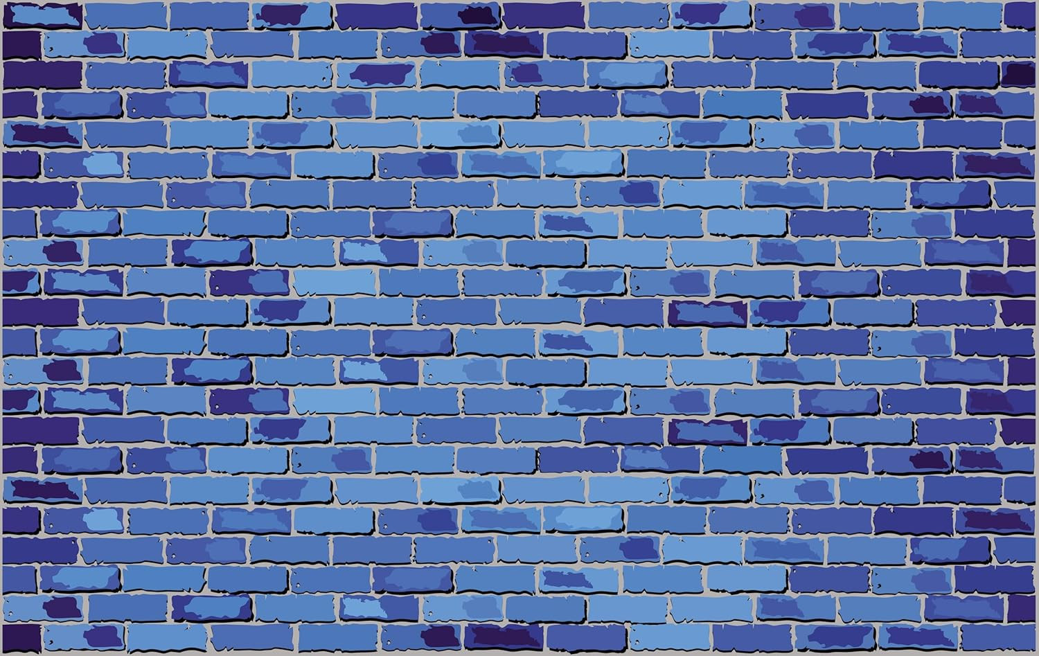 7Ftx5Ft Blue Brick Wall Backdrop for Photography Brick Wall Birthday Party Decor