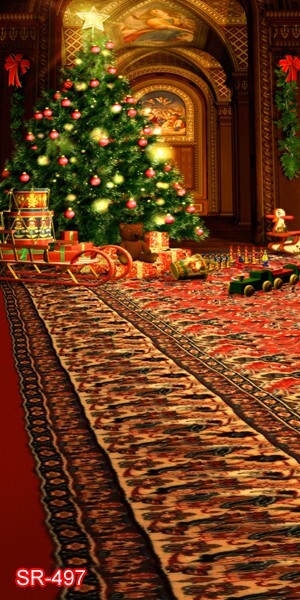10’x20′ CP Christmas Season Scenic Microfiber Fabric background backdrop SR497