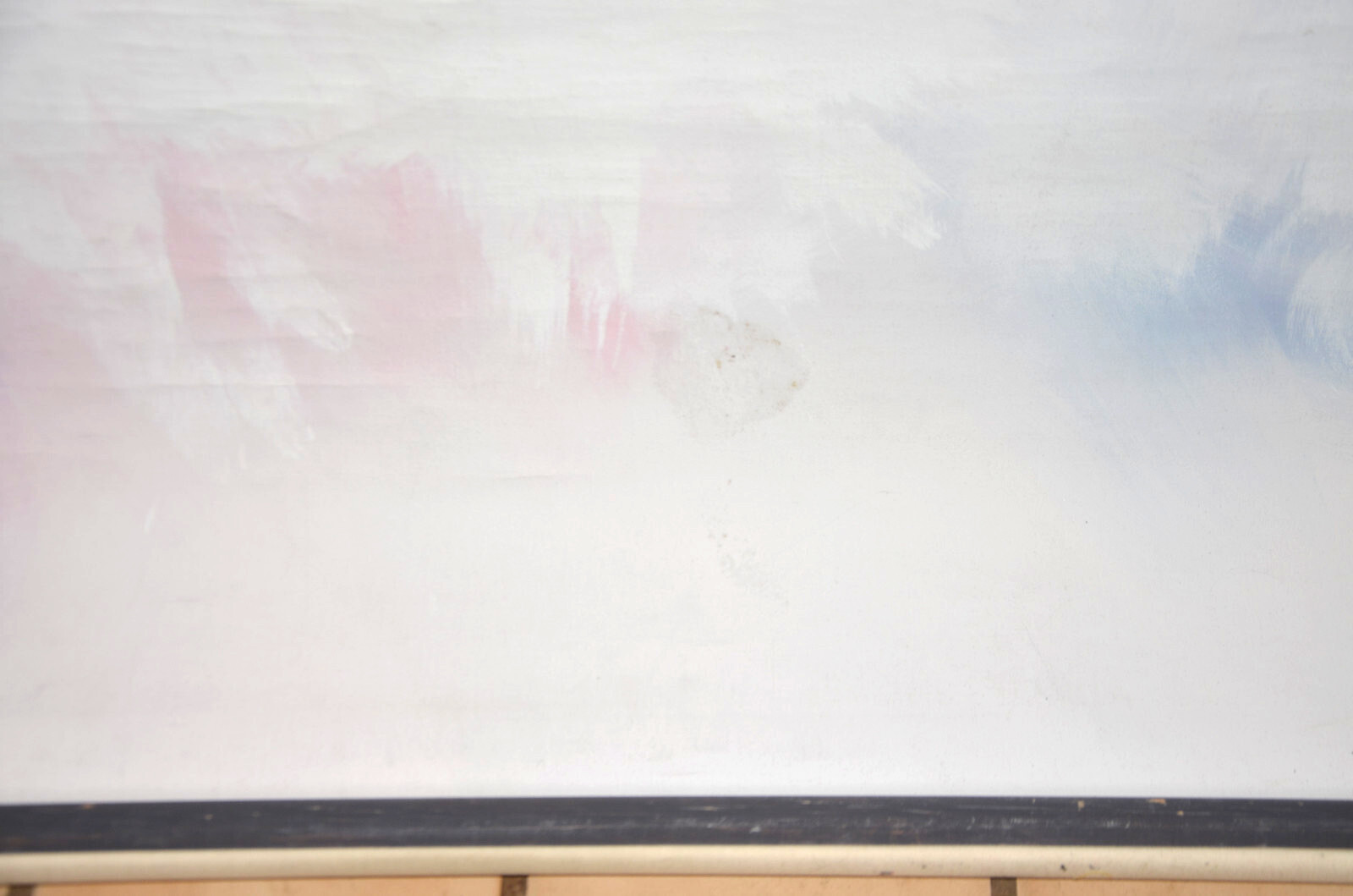 Photography Backdrop Hand Painted Pastel Pink Blue Brushstroke Vtg Large 80×70