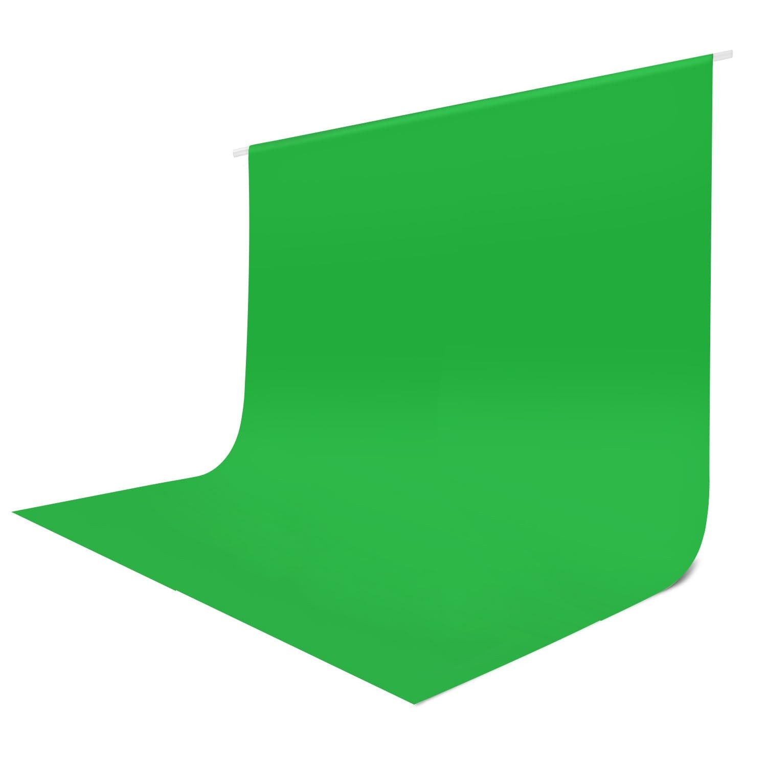 Green Screen Backdrop 10×10 ft, Chroma Key Greenscreen Background for Streami…