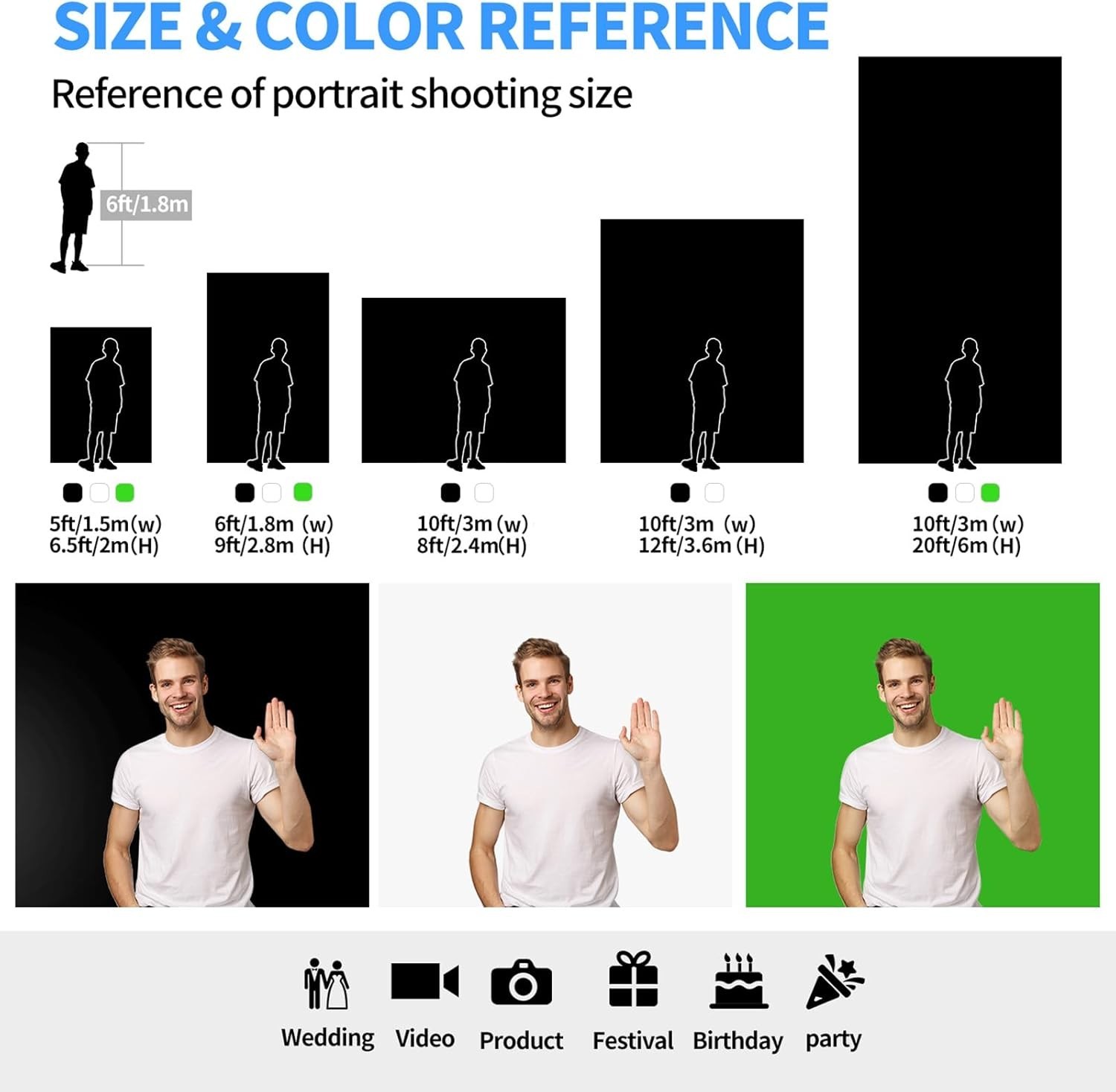 Seamless 10×8 ft White Photo Backdrop for Professional Photography Needs