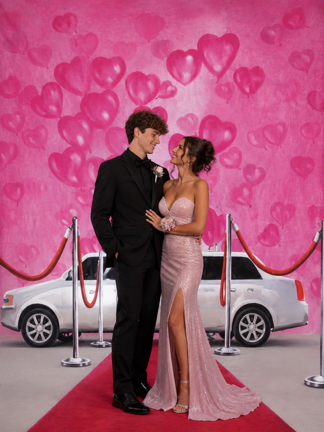 10*20 Ft Muslin 100% Hand Painted Photo Romantic PromNight Backdrop 79-008