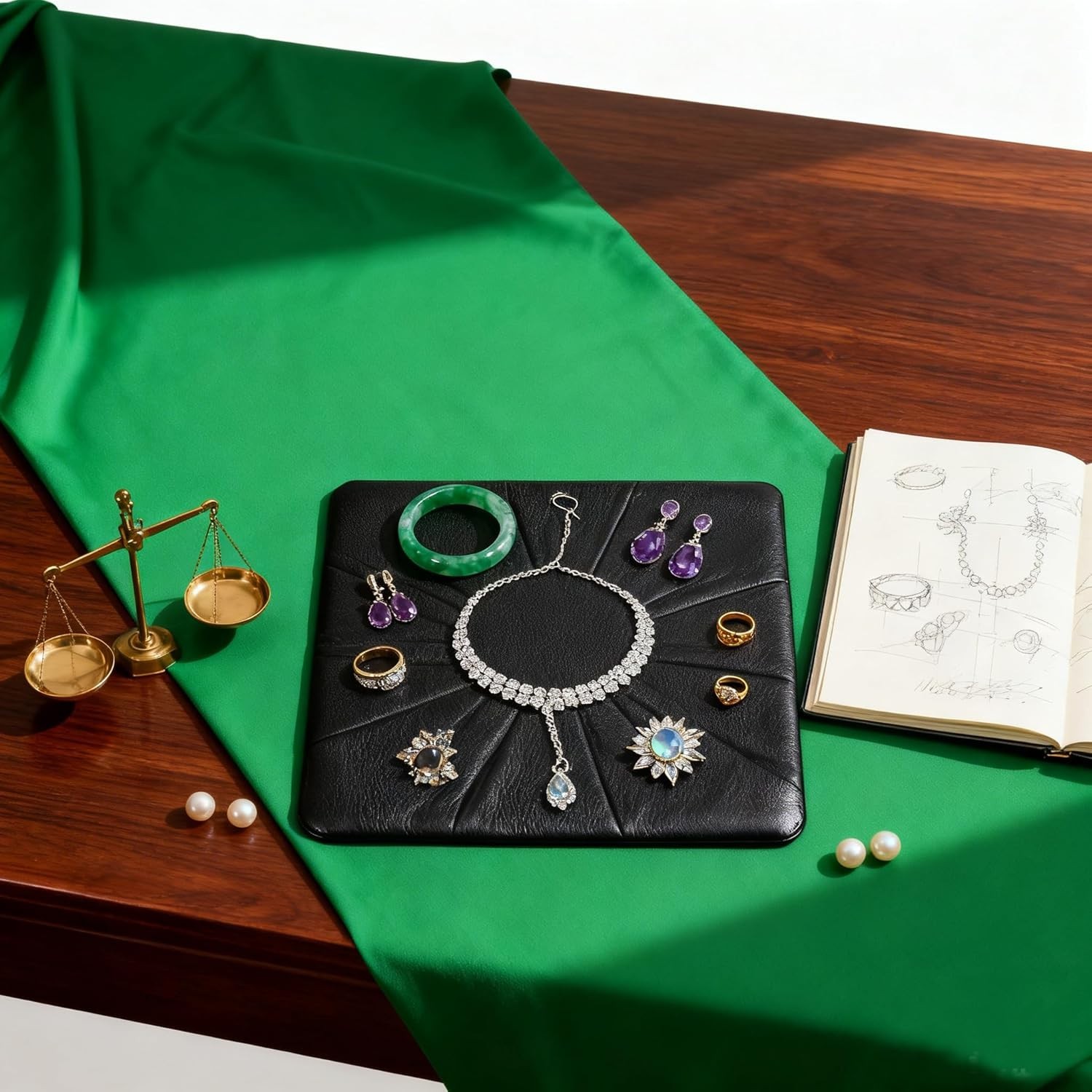 Portable Green Muslin Backdrop 5x7ft – Easy Setup for Photography & Videos