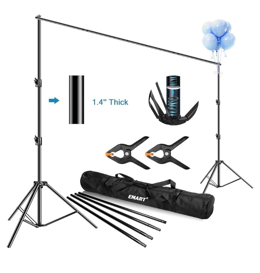 Emart Photo Studio Adjustable Backdrop Stand 4331907482