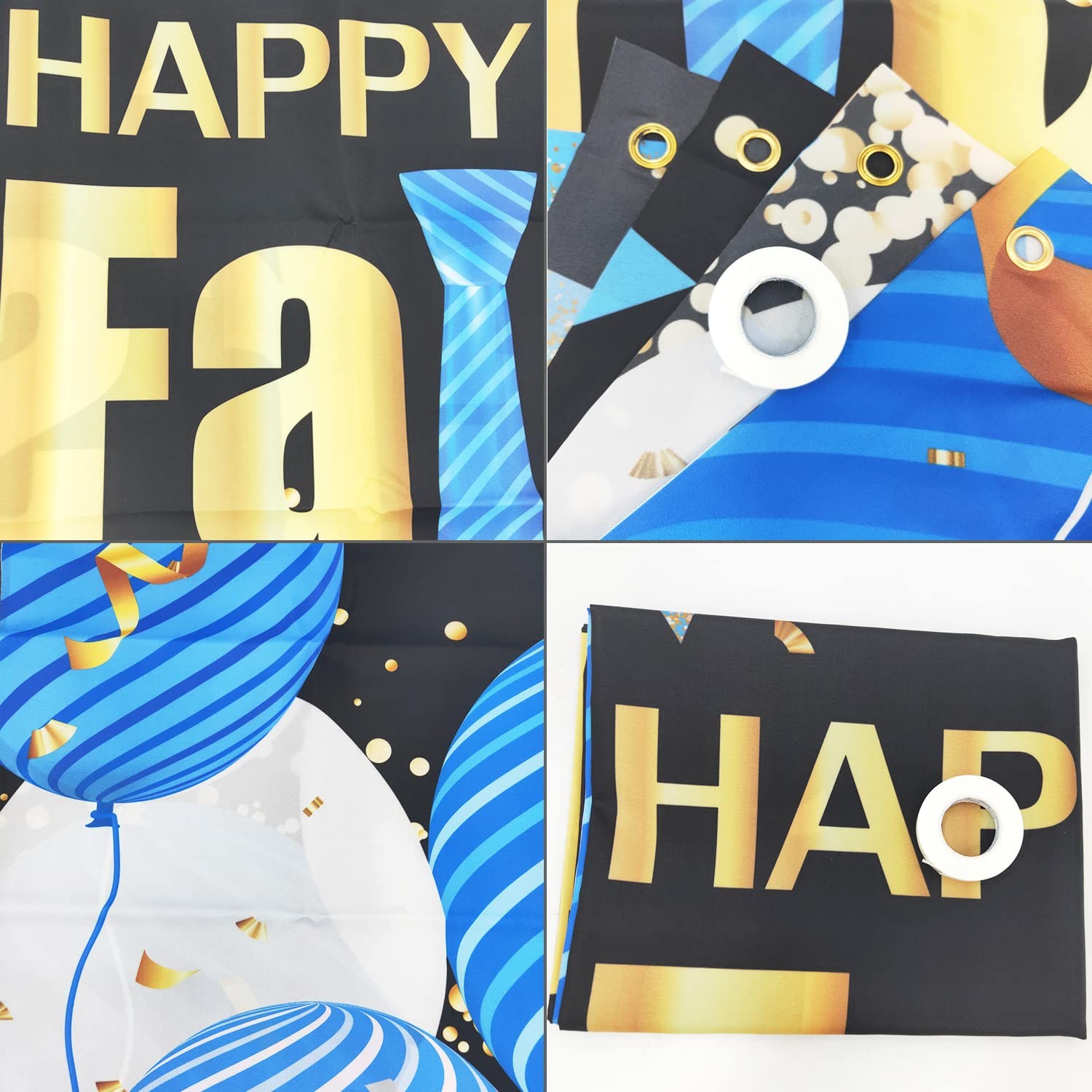 Backdrop Banner for Fathers Day Background Banner with Balloons Fathers Day Pa..