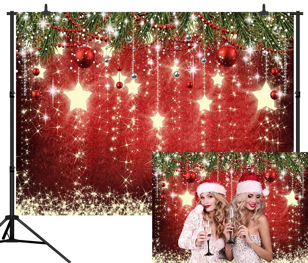 Christmas Backdrop Banner for Photography Studio Props Holiday Party Decor