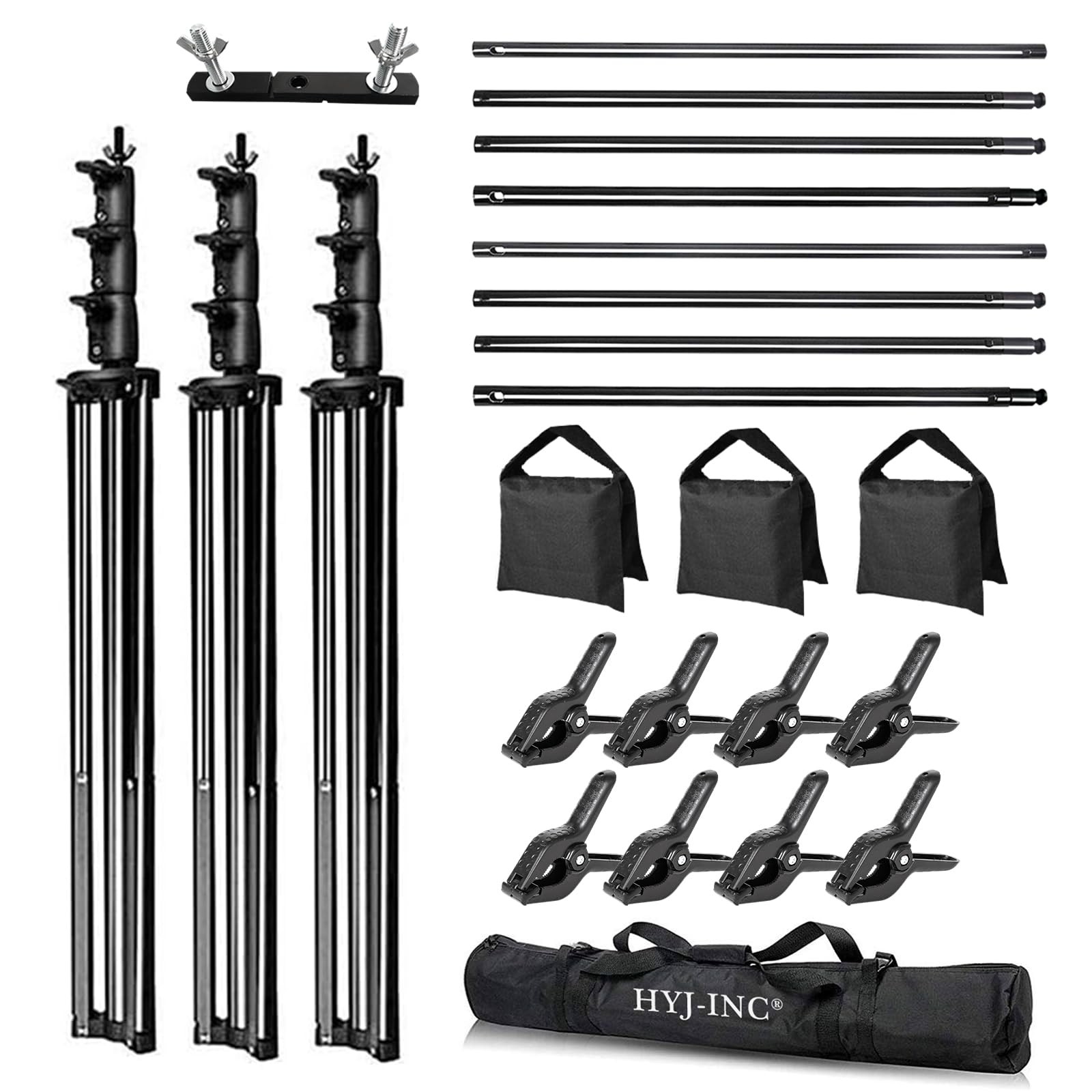 Photo Video Studio 20ft (Wide) x 10ft (Tall) Heavy Duty Adjustable Width & Le…