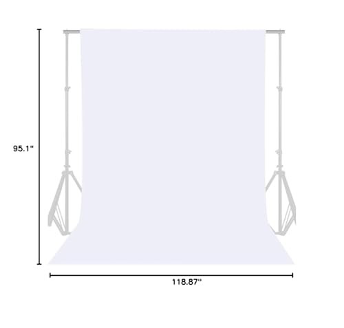 GFCC 8FTX10FT White Backdrop Background for Photography Photo 8ftx10ft,