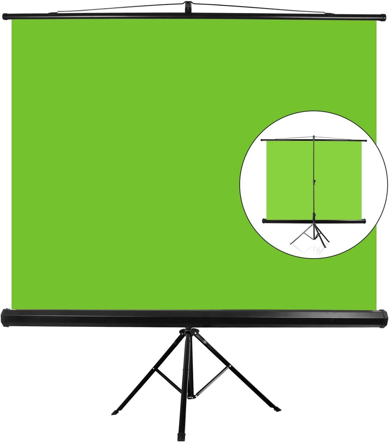 107″ Green Screen Stand, Professional Chromakey Background with Auto-Locking Fra