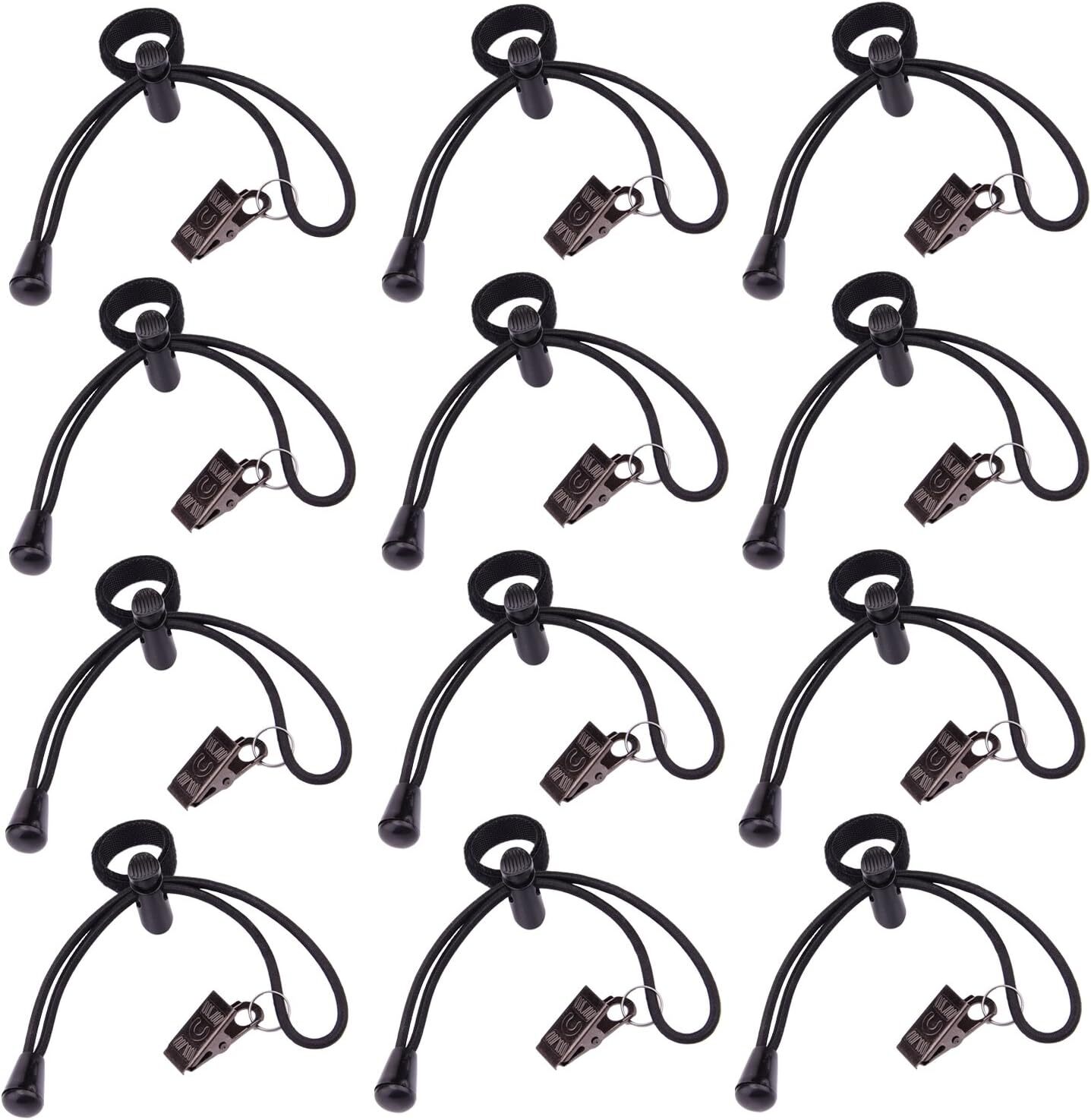 Sunmns 12 Pack Background Backdrop Clips Clamps Holder for Photography, Video