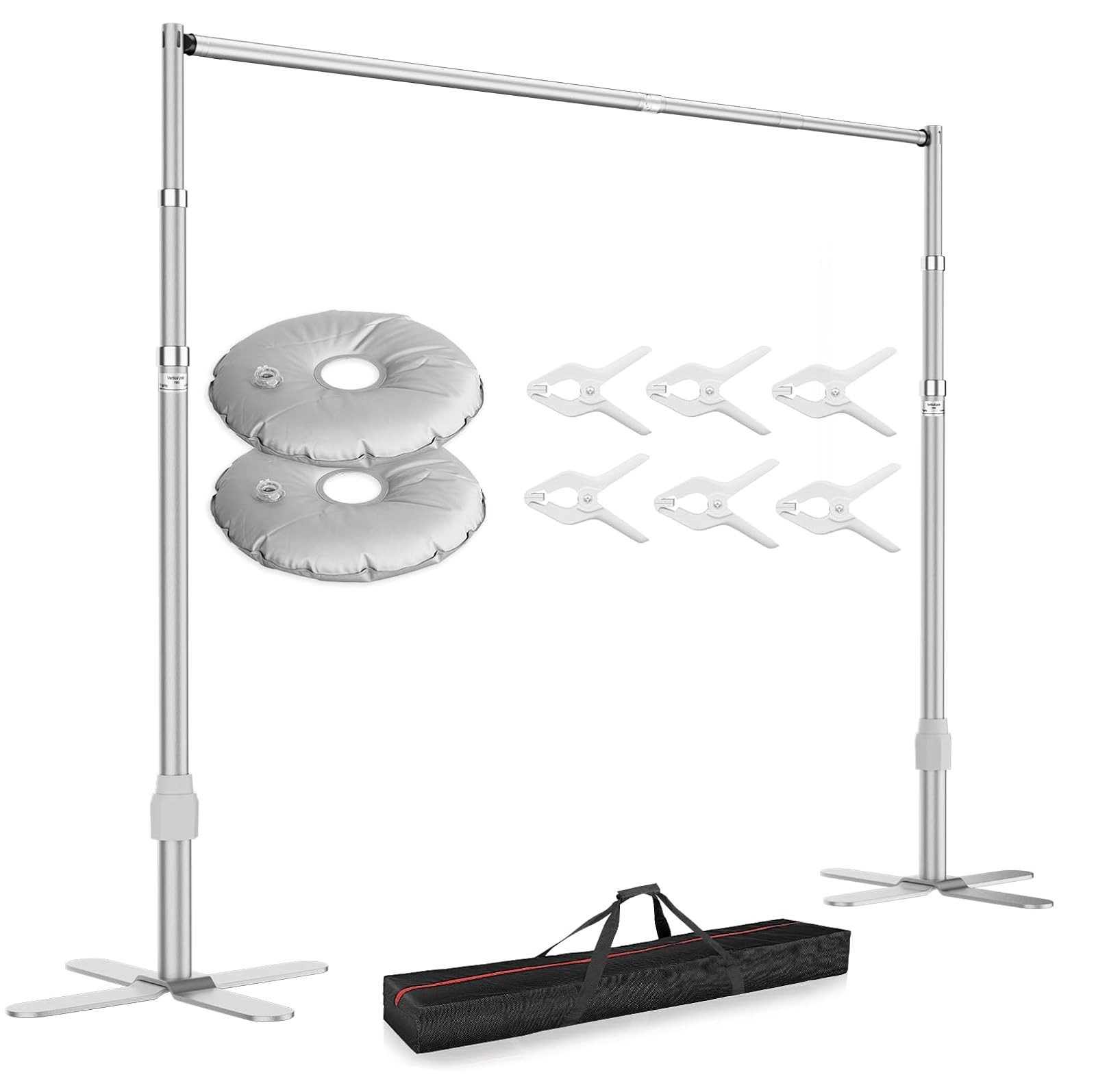 EMART 8.9x10ft Backdrop Stand Heavy Duty X Base