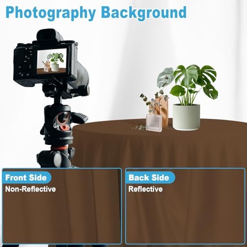 Photography Backdrop for Photoshoot, Fabric, 5×7 FT | 5X7 FT Dark Brown
