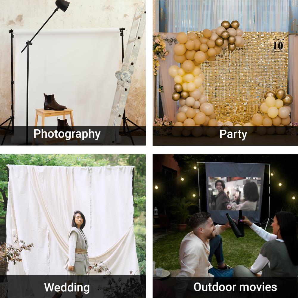 Raya 9.8ft Photography Background Backdrop Stand Triple Crossbar Studio Kit