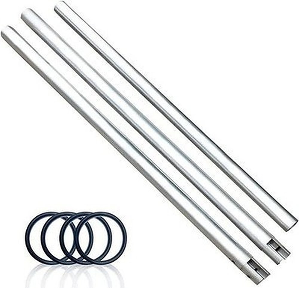 118in 3m Stainless Metal Tube Crossbar for Studio Backdrop Wall Mount #R016