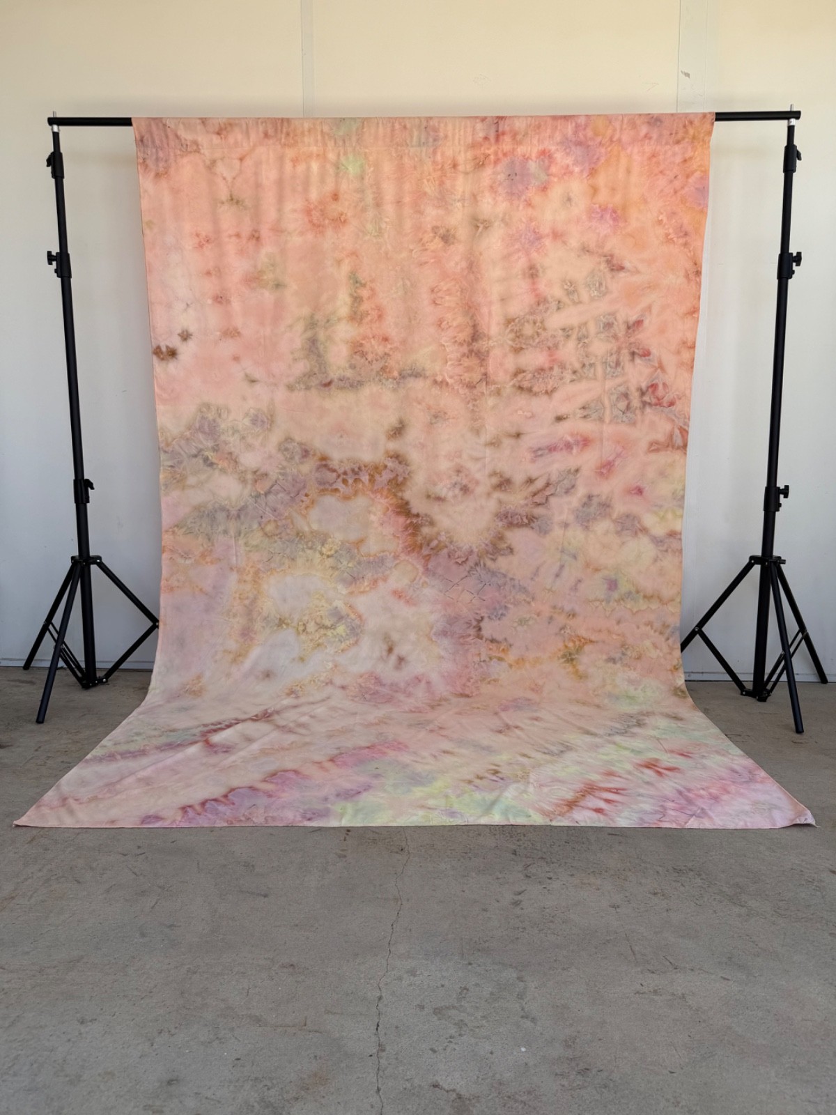6×9 ft Pink Yellow Backdrop Abstract Photography Background Premium Polyester
