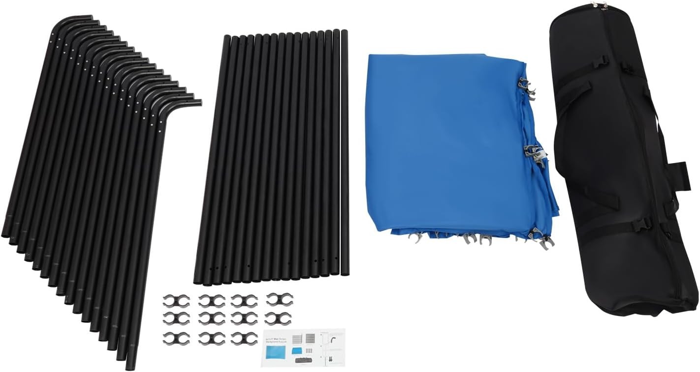 Portable Photography Backdrop Stand Foldable Photo Background w/ Carrying Bag