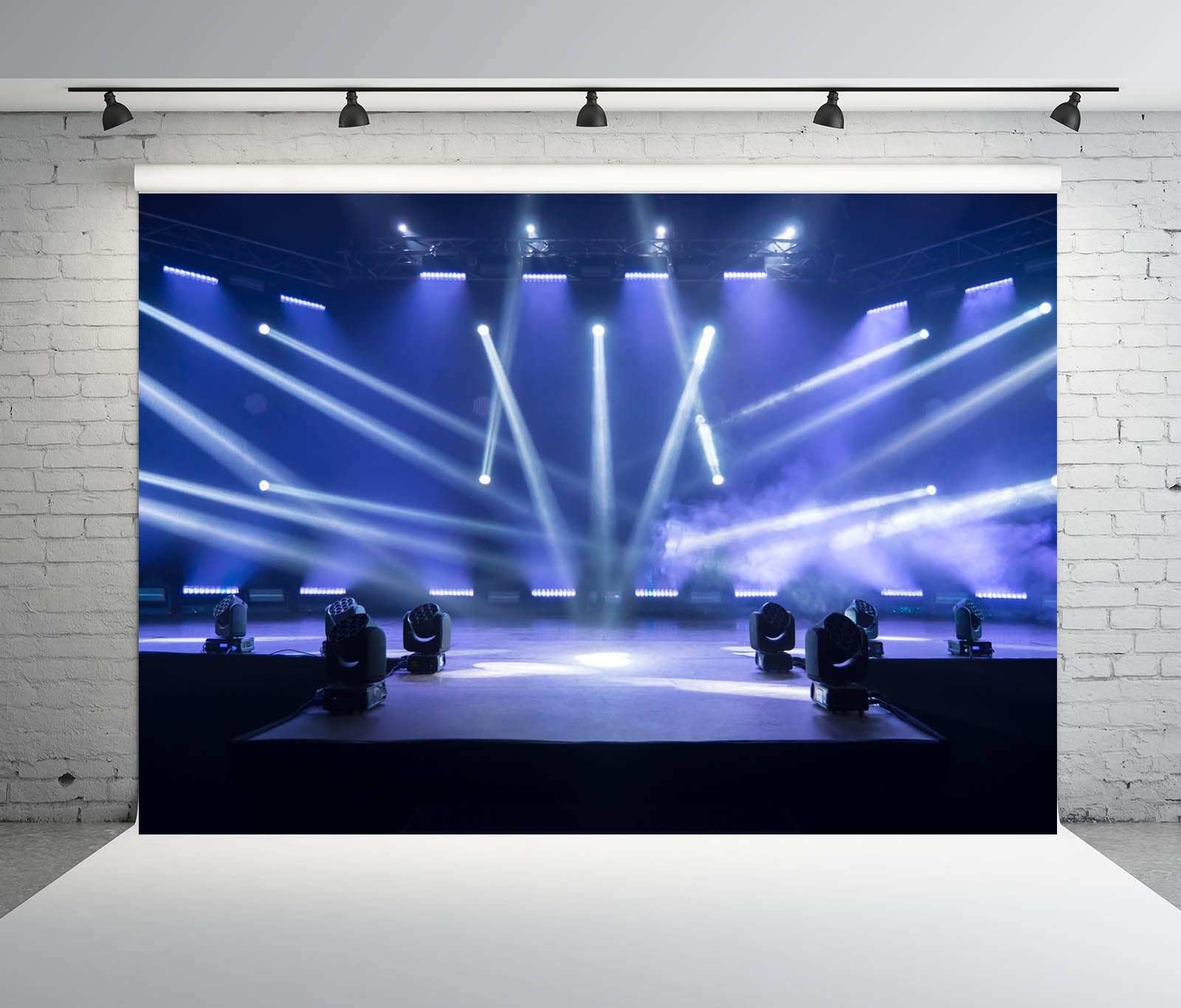 BELECO 7x5ft Fabric Music Concert Stage Backdrop Night 7x5FT, N5-a14562