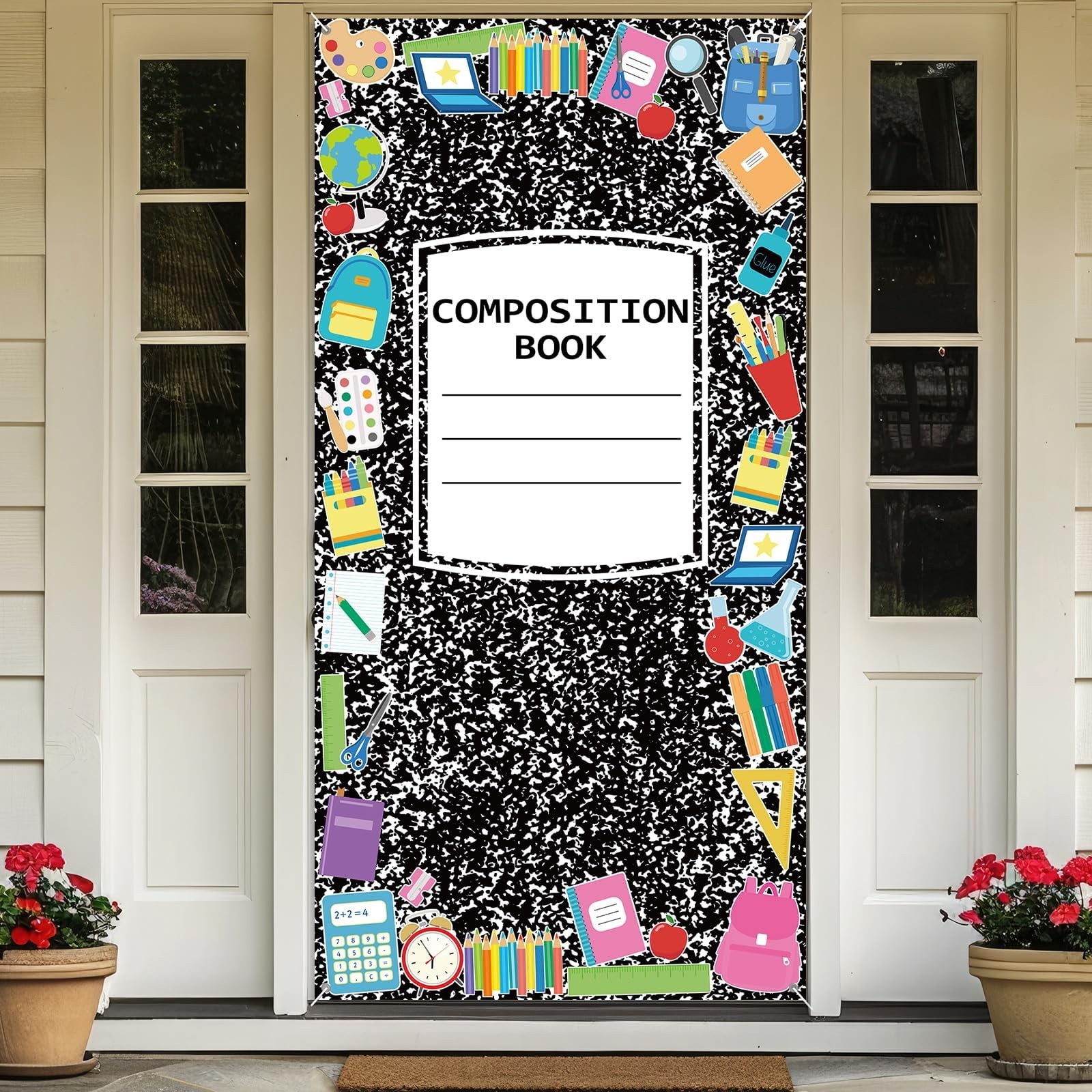 Composition Book for Back to School Classroom Door Decor First Day of School …