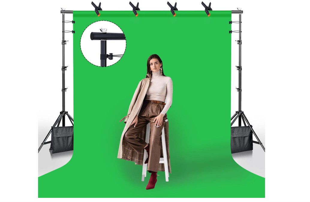 Soporte De Telon De Fondo Para Fiestas Estudio Fotografia 8.5 x 10 ft Ajustable