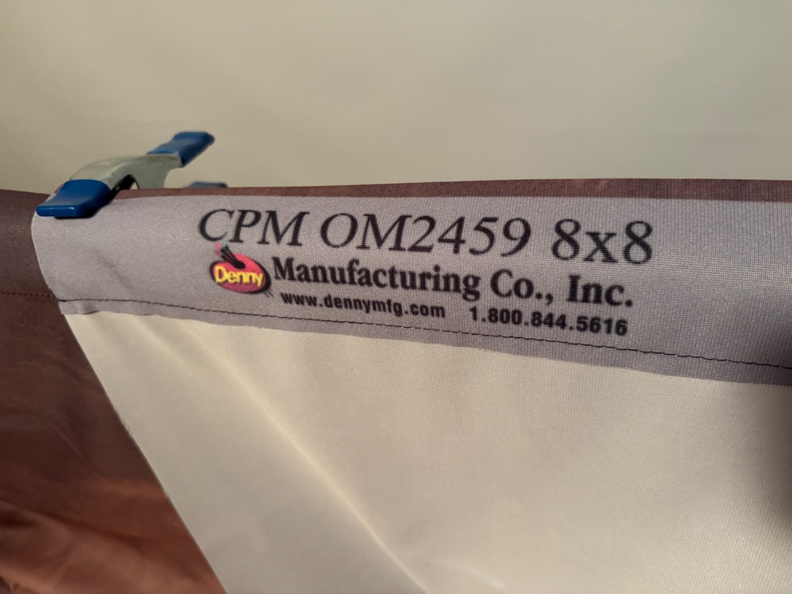 Beautiful Brown 8×8 Denny Manufacturing Freedom Cloth Backdrop #2459