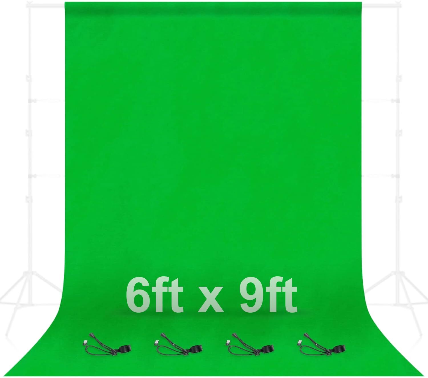 EMART Green Screen Backdrop 6 x 9 Ft Photography Greenscreen Background Sheet…