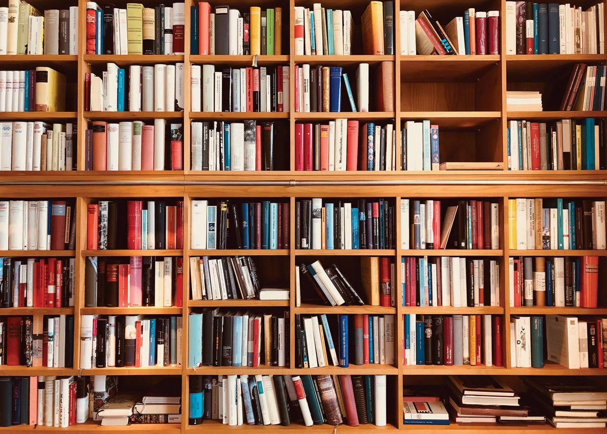 7x5FT Bookcase Photography Backdrop School Library Study Bookshelf Scene Chil…