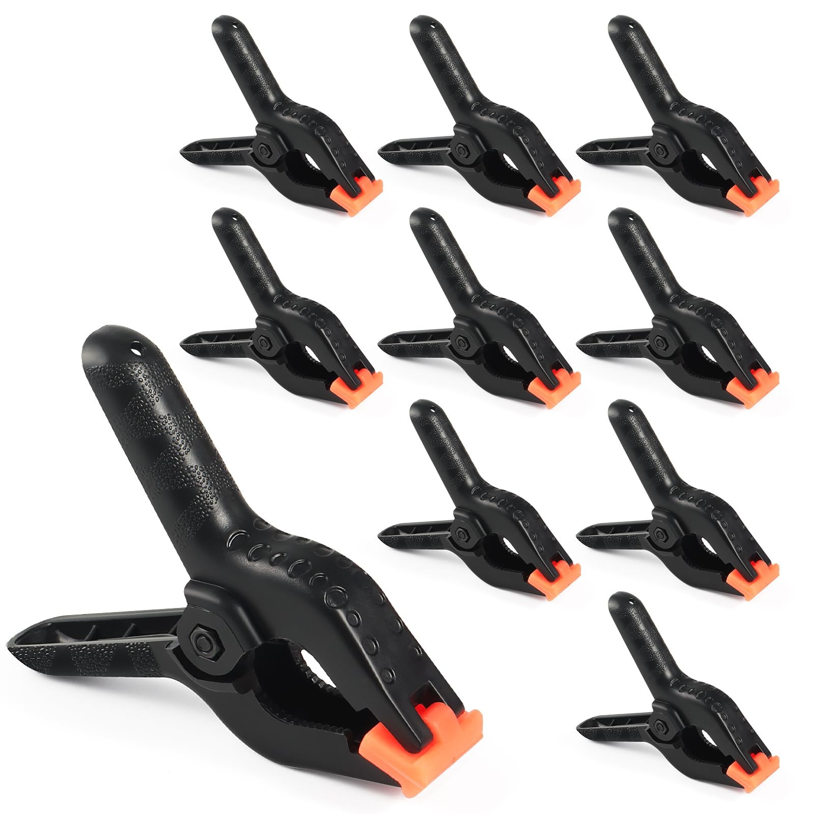 RELBRO Spring Clamps 4.5 Inch Large Plastic Clips for Balloon Arch Backdrop