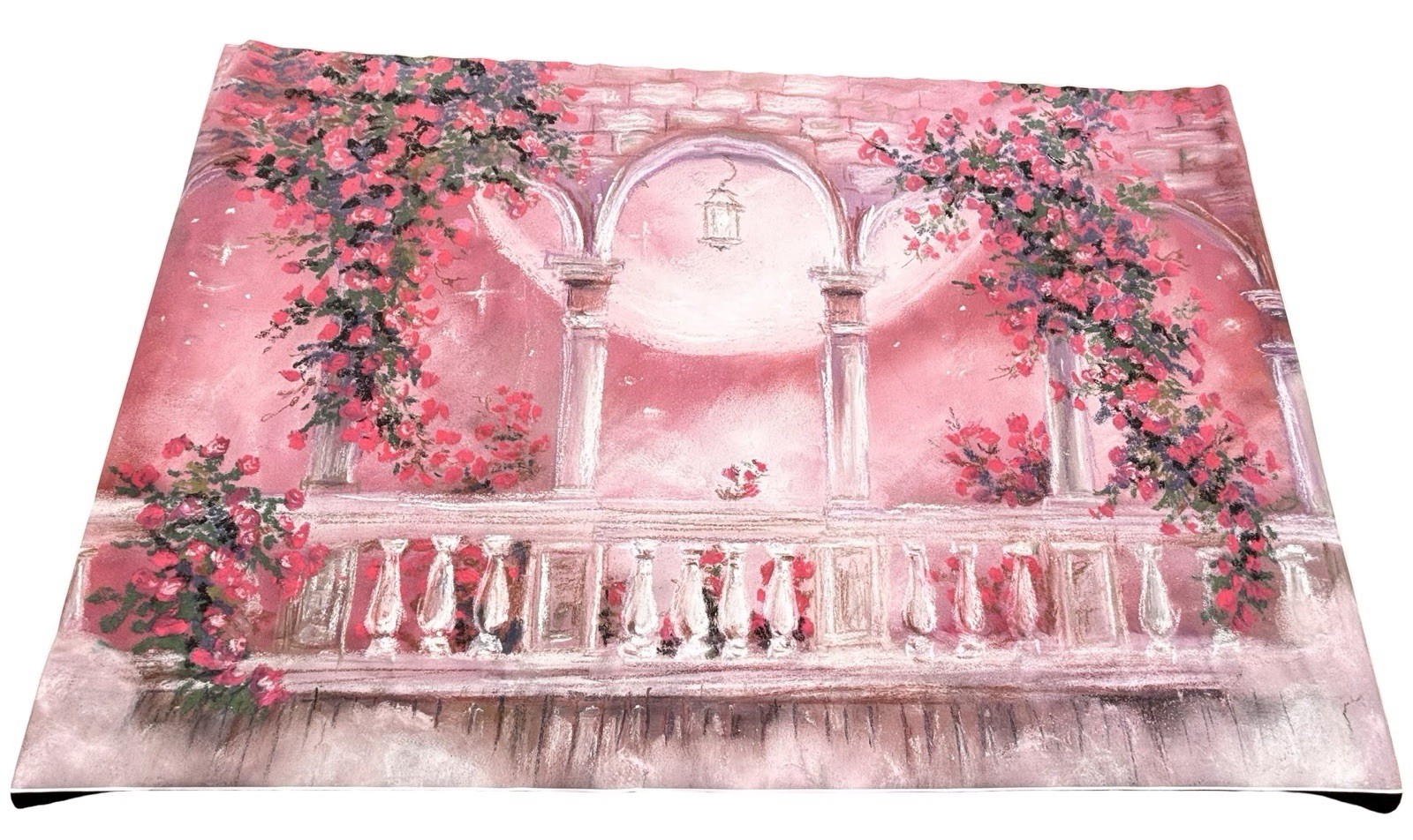 Valentine Balcony Photography Backdrop Valentines Day Princess Portrait 96×60 in