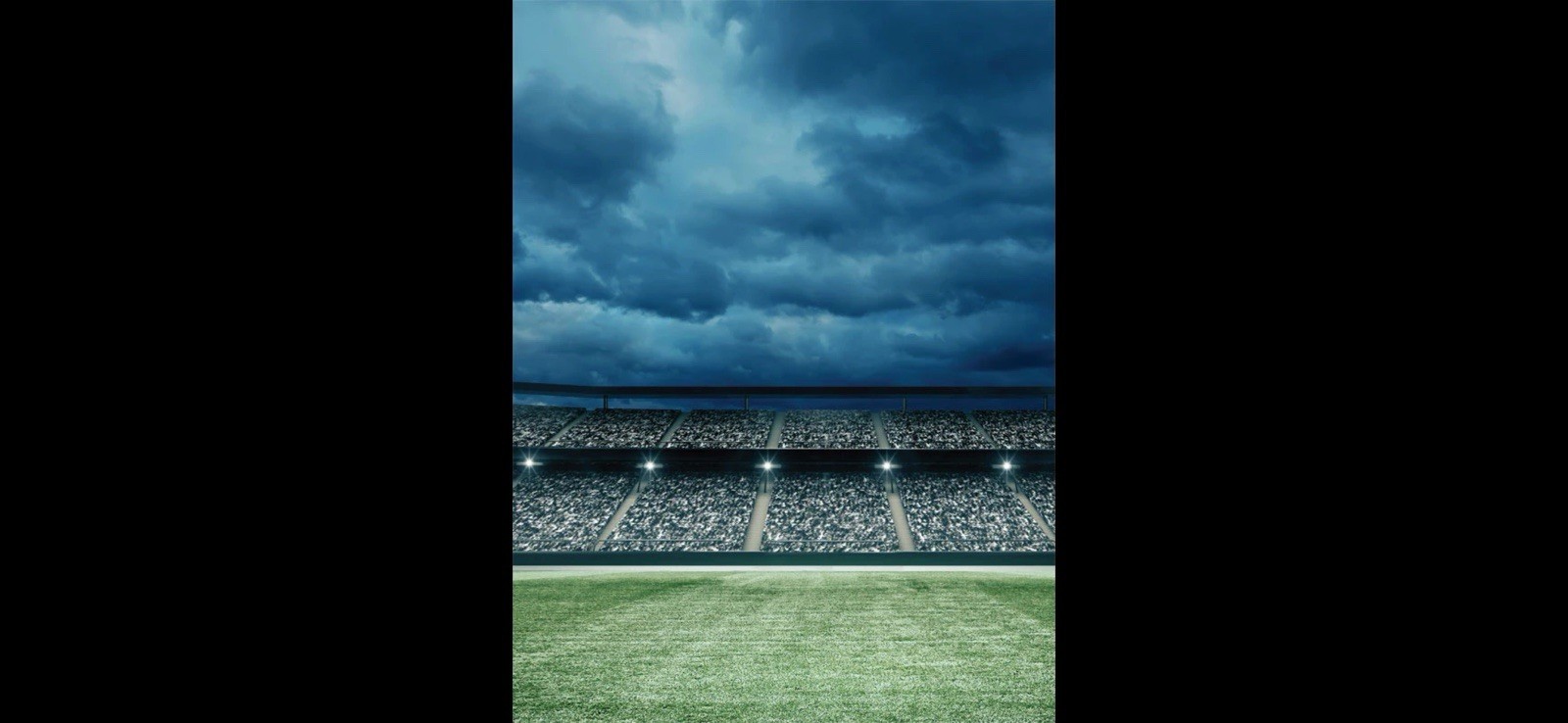 Denny Mfg. Night Stadium Printed Photography Backdrop 10×8 ft.