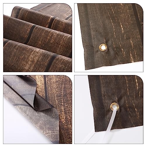 Brown Wood Backdrop for Photography Rustic Wooden Photo Backdrop Decorations