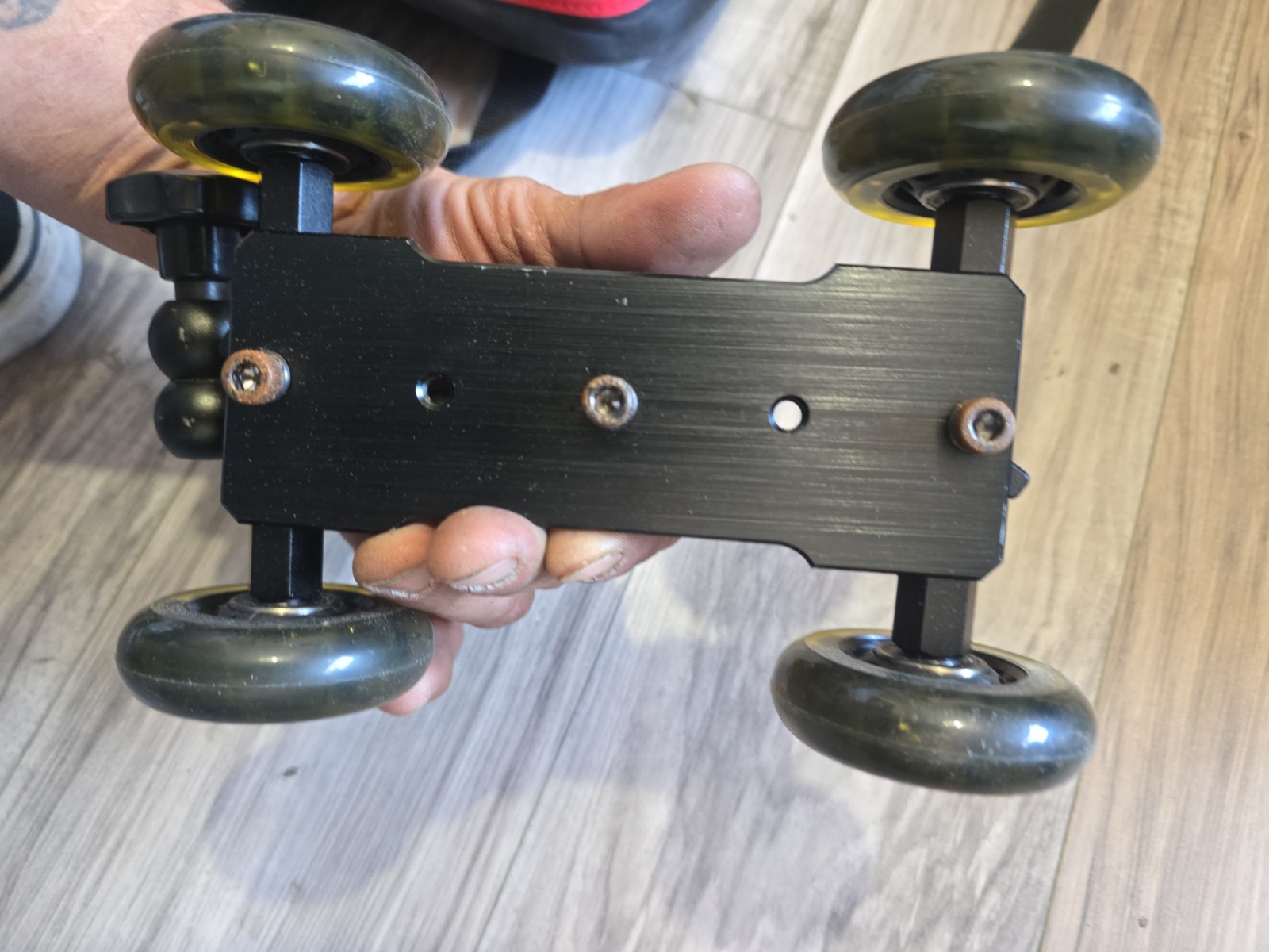 Pc Cinema Pico Dolly Tabletop Camera Skater Dolly with Magic Arm Case Used