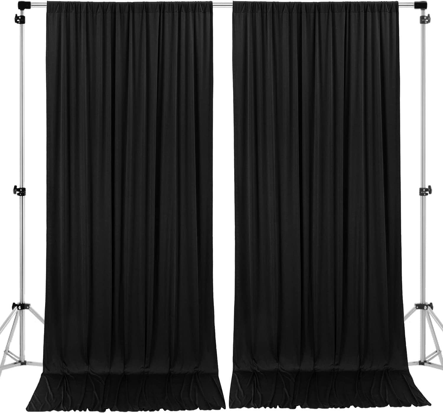 AK Trading CO. 10 feet Wide x 12 feet Long Polyester Backdrop Drapes Curtains…