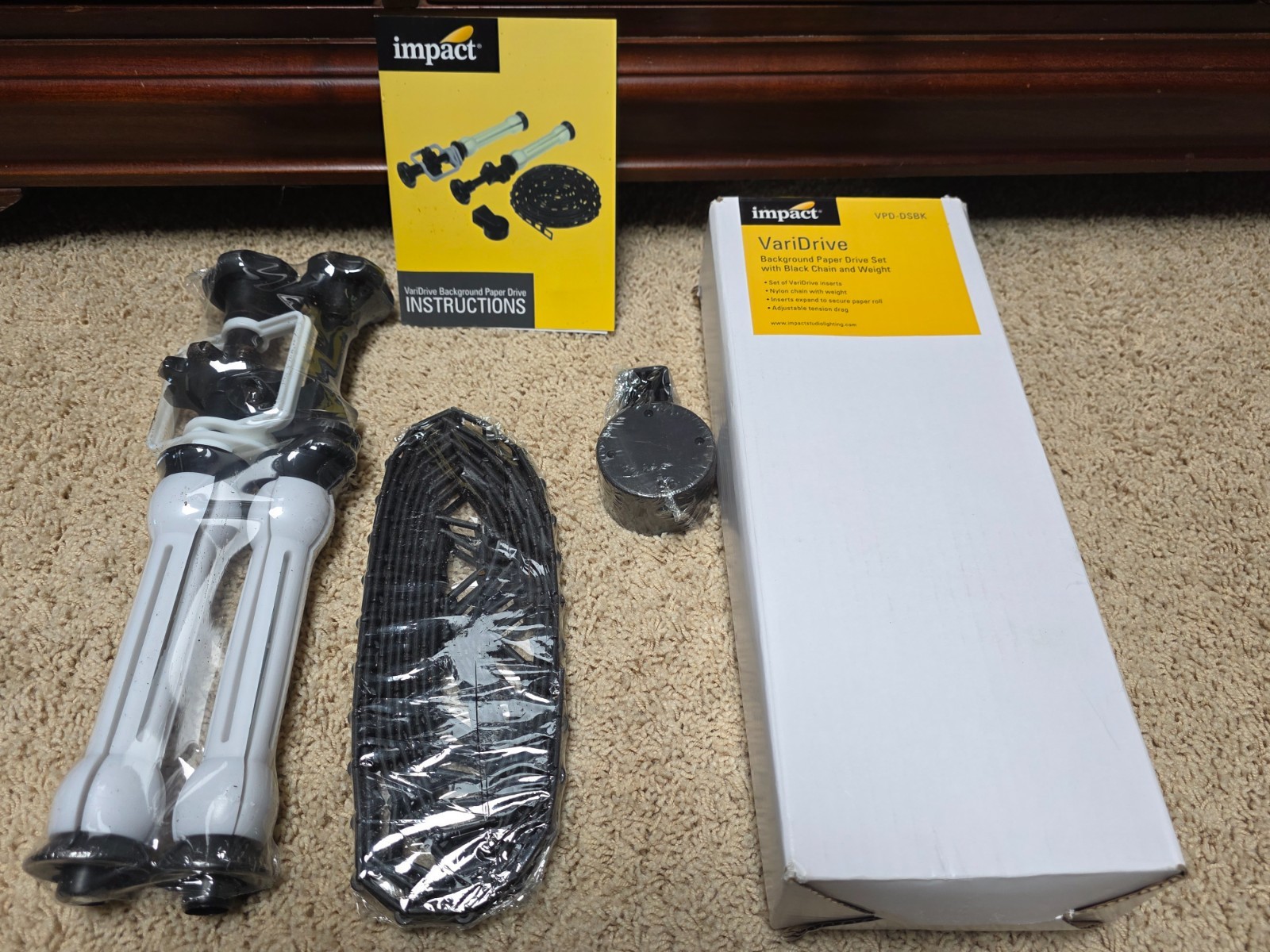Impact Background Paper Varidrive Set Black Chain and Weight Kit