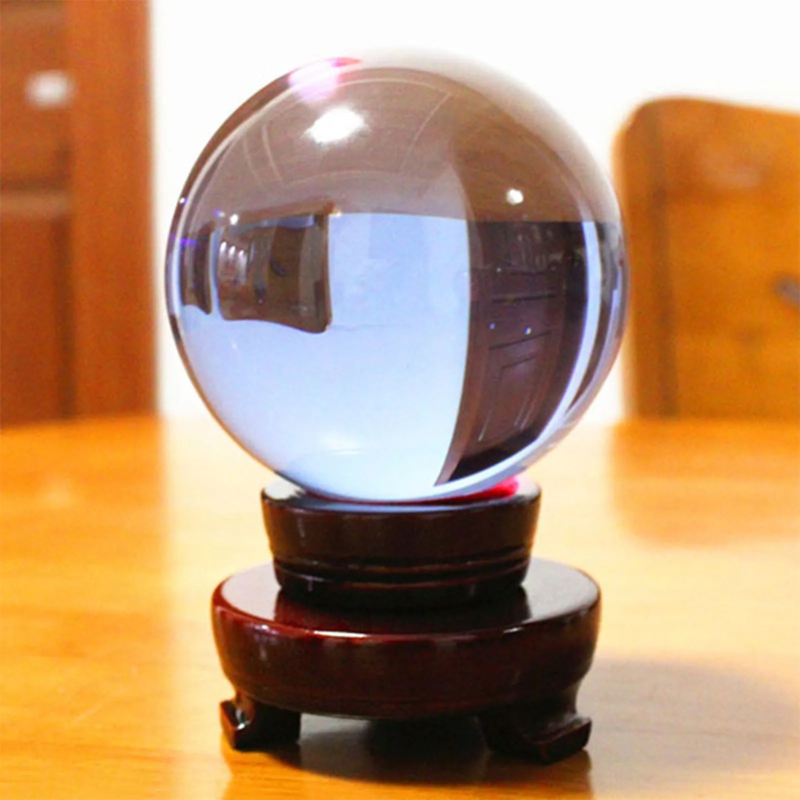 Photography Crystal Ball Sphere Decoration Lens Photo Prop Lensball Clear