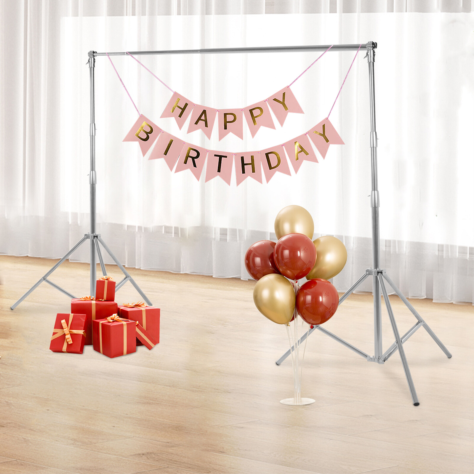 Adjustable Length Photo Video Studio Backdrop Background Support Stand With Bag.