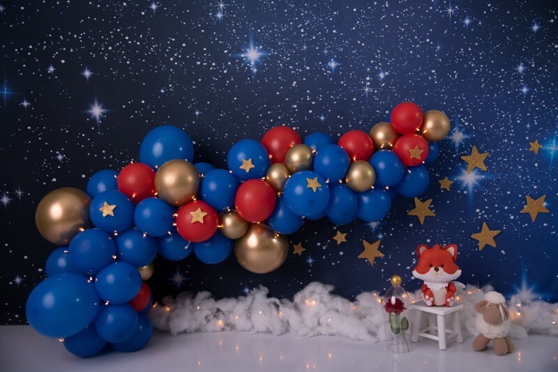 Large Balloon Photography Background Festival Party Stage Photographic Backdrop