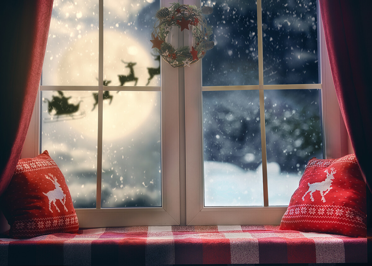 7X5FT Rustic Wood Wall Snow Kitchen Xmas Photo Background Vinyl Backdrop
