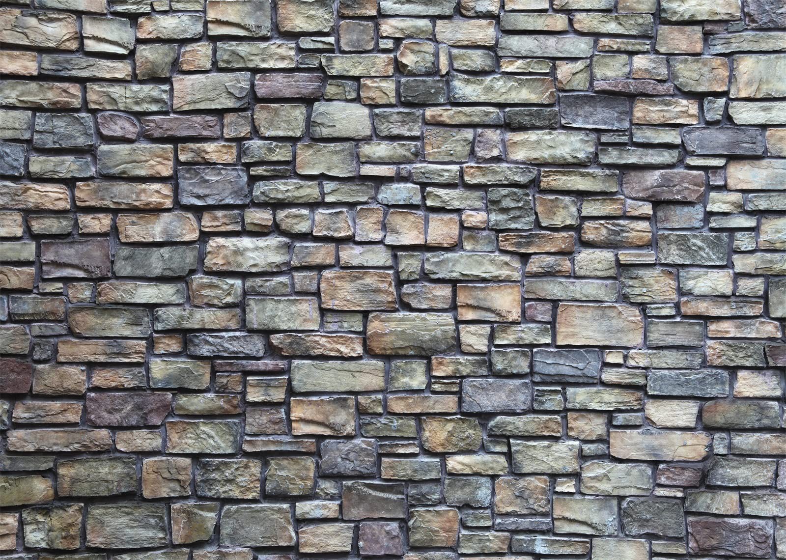 BELECO 7x5ft Fabric Vintage Stone Wall Backdrop Rock 7x5FT, N5-a13792