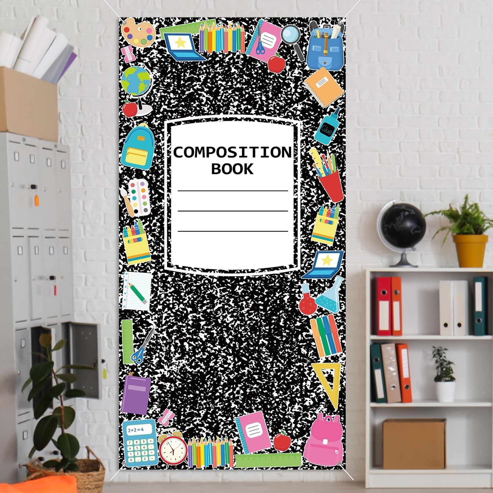 Composition Book for Back to School Classroom Door Decor First Day of School …