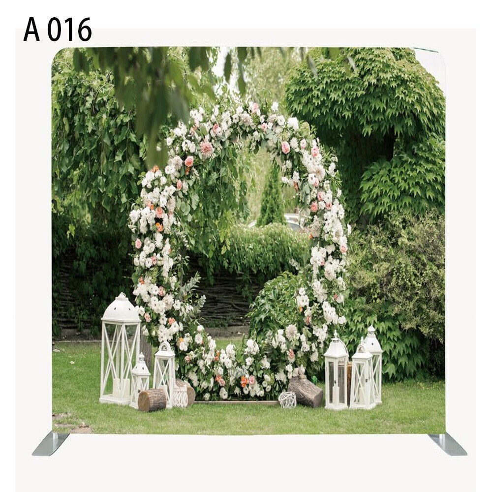 Christmas Photo Backdrop with Sturdy Stand (Custom Image Available) for Parties